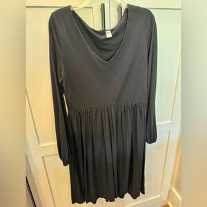 Old Navy long sleeve black dress